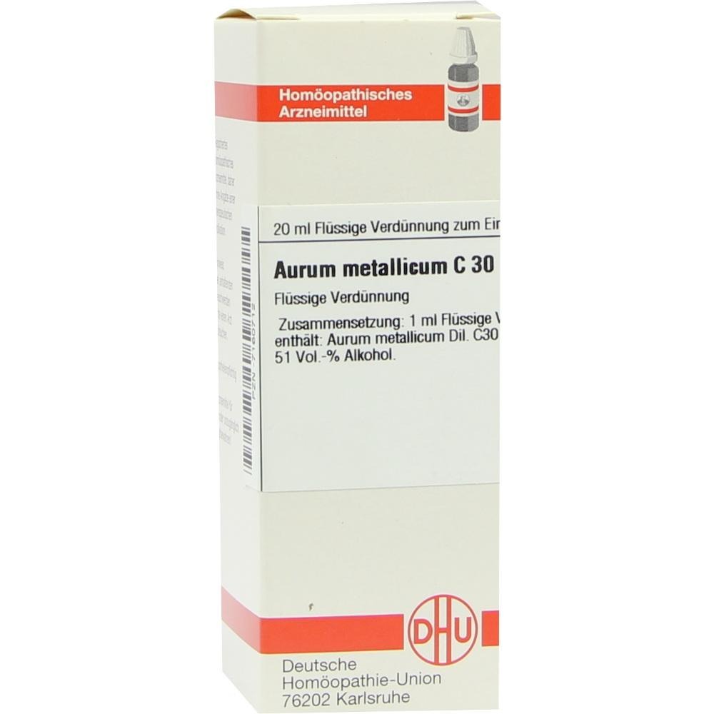 Aurum Metallicum C 30 Dilution, 20 ml