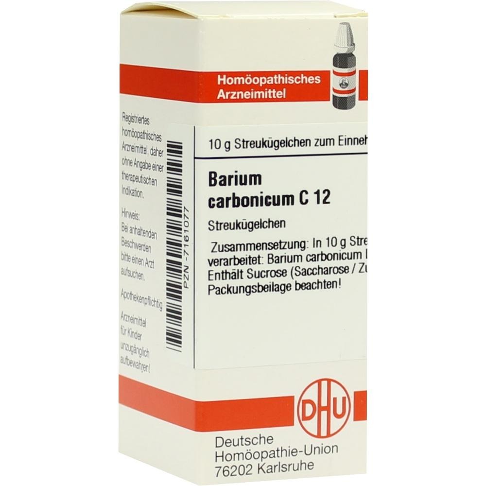 Barium Carbonicum C 12 Globuli, 10 g