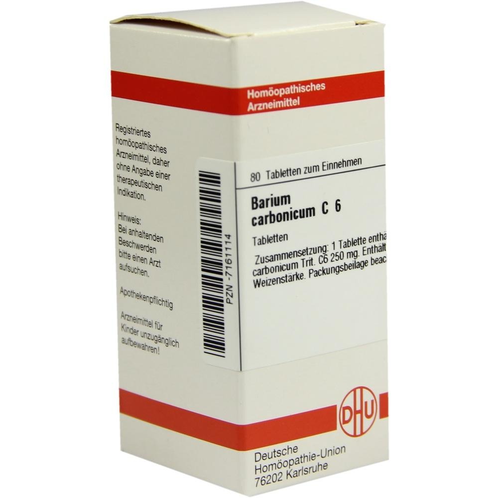 Barium Carbonicum C 6 Tabletten, 80 St.