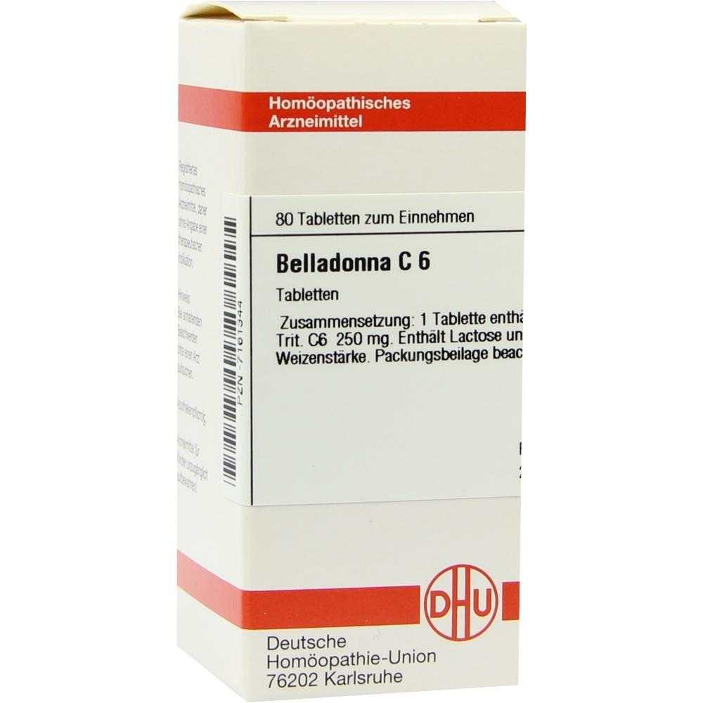 Belladonna C 6 Tabletten, 80 St.