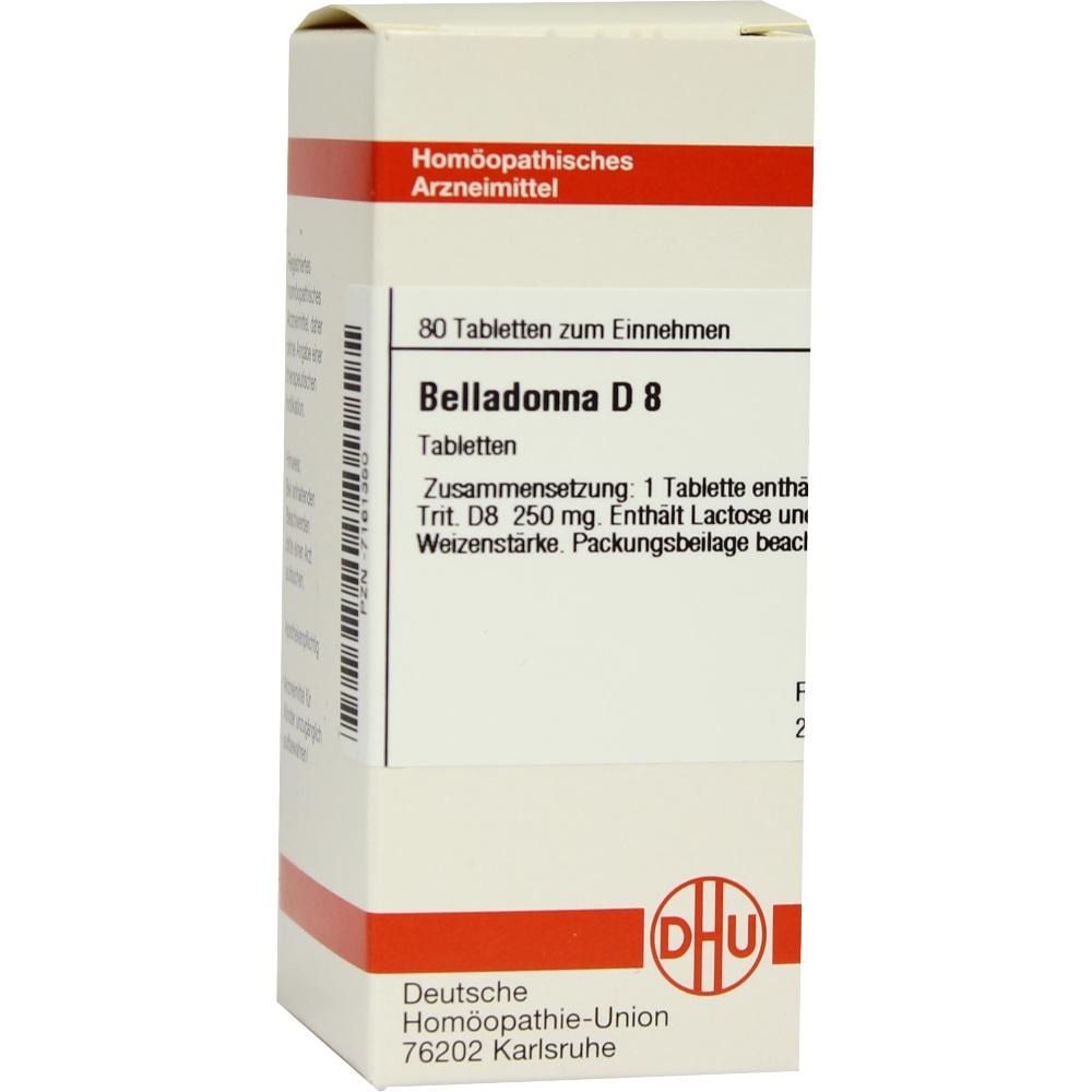Belladonna D 8 Tabletten, 80 St.