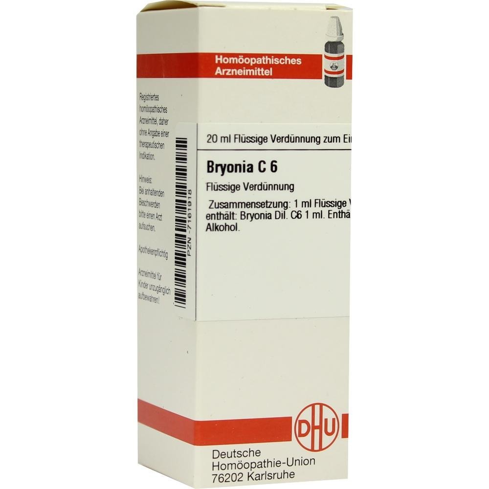Bryonia C 6 Dilution, 20 ml
