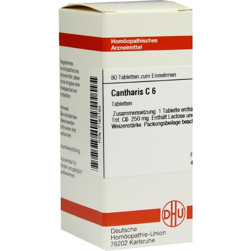 Cantharis C 6 Tabletten, 80 St.