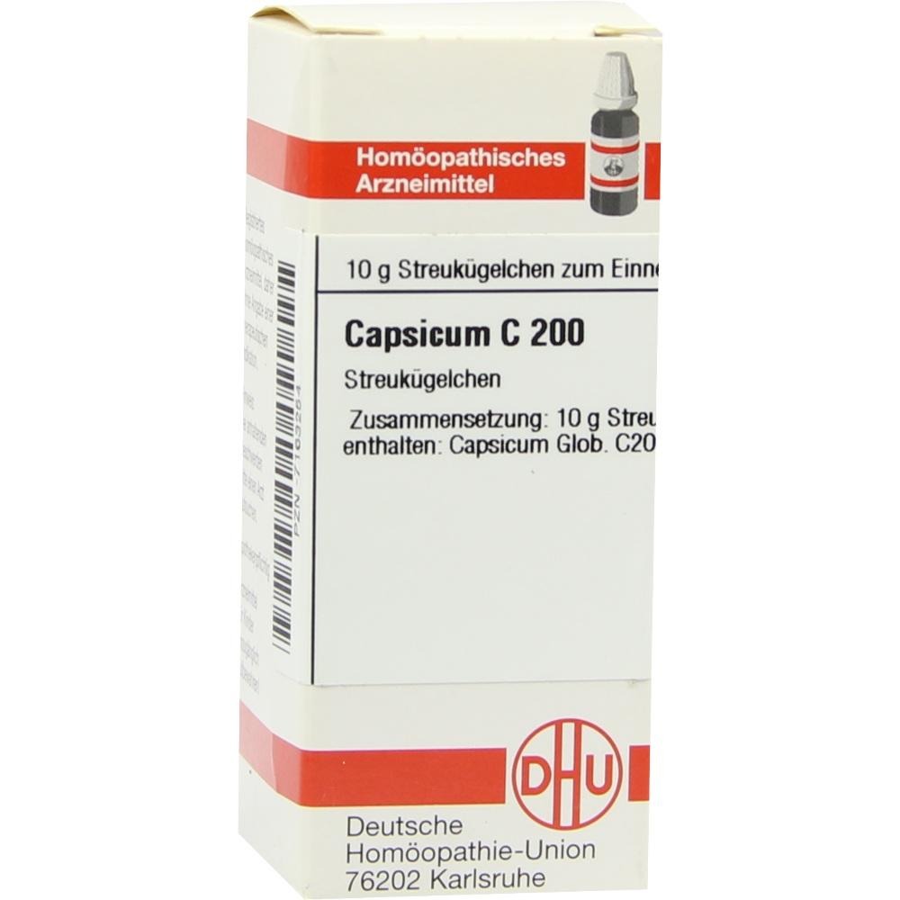 Capsicum C 200 Globuli, 10 g
