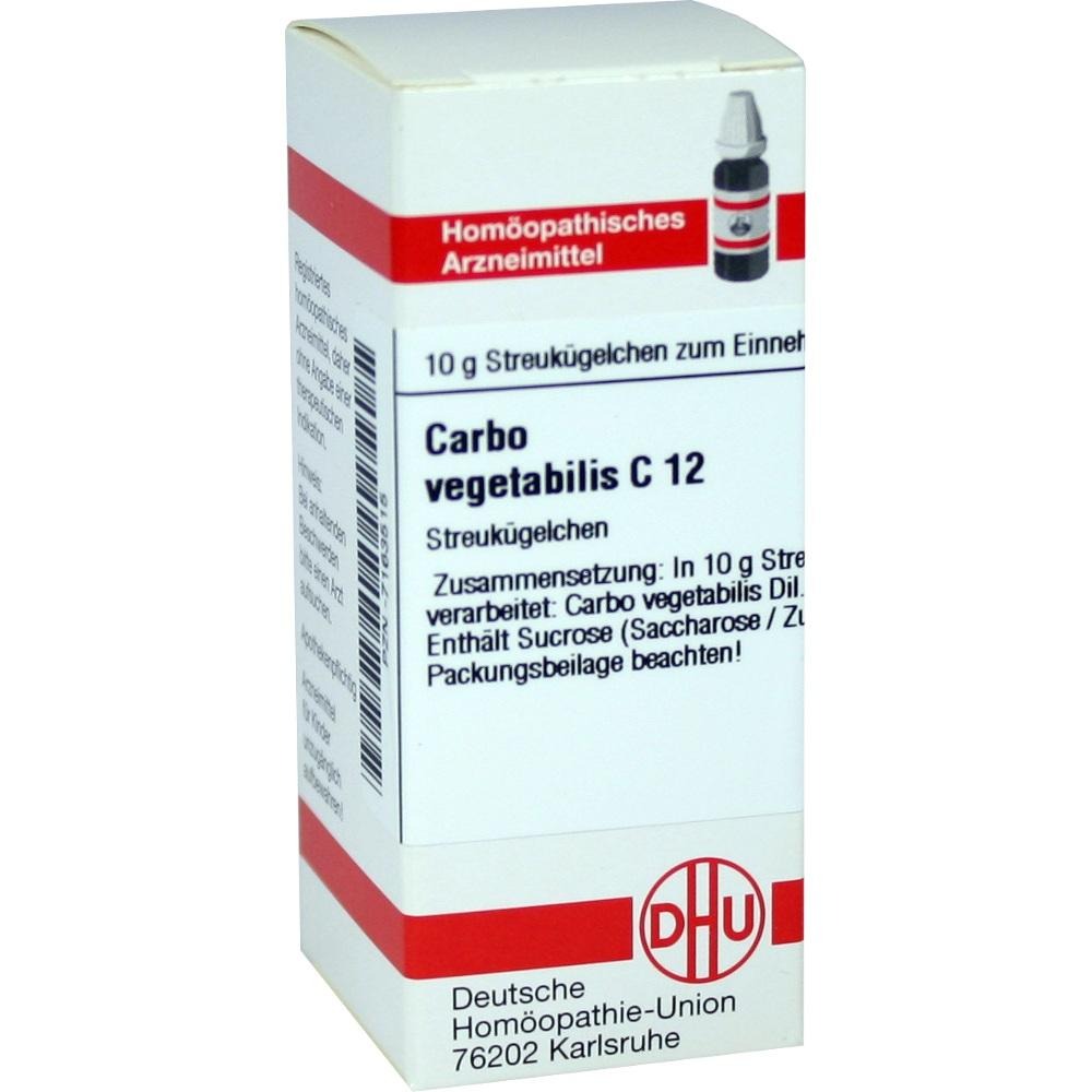 Carbo Vegetabilis C 12 Globuli, 10 g