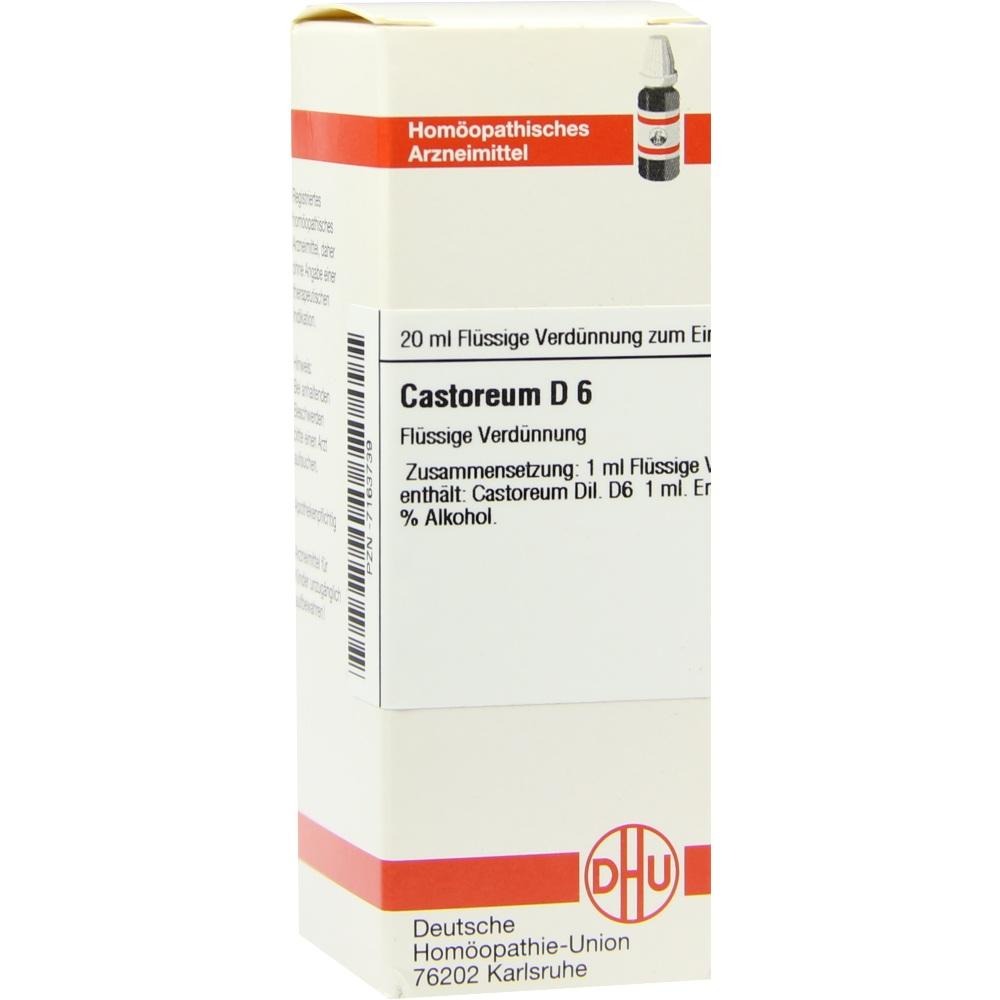 Castoreum D 6 Dilution, 20 ml