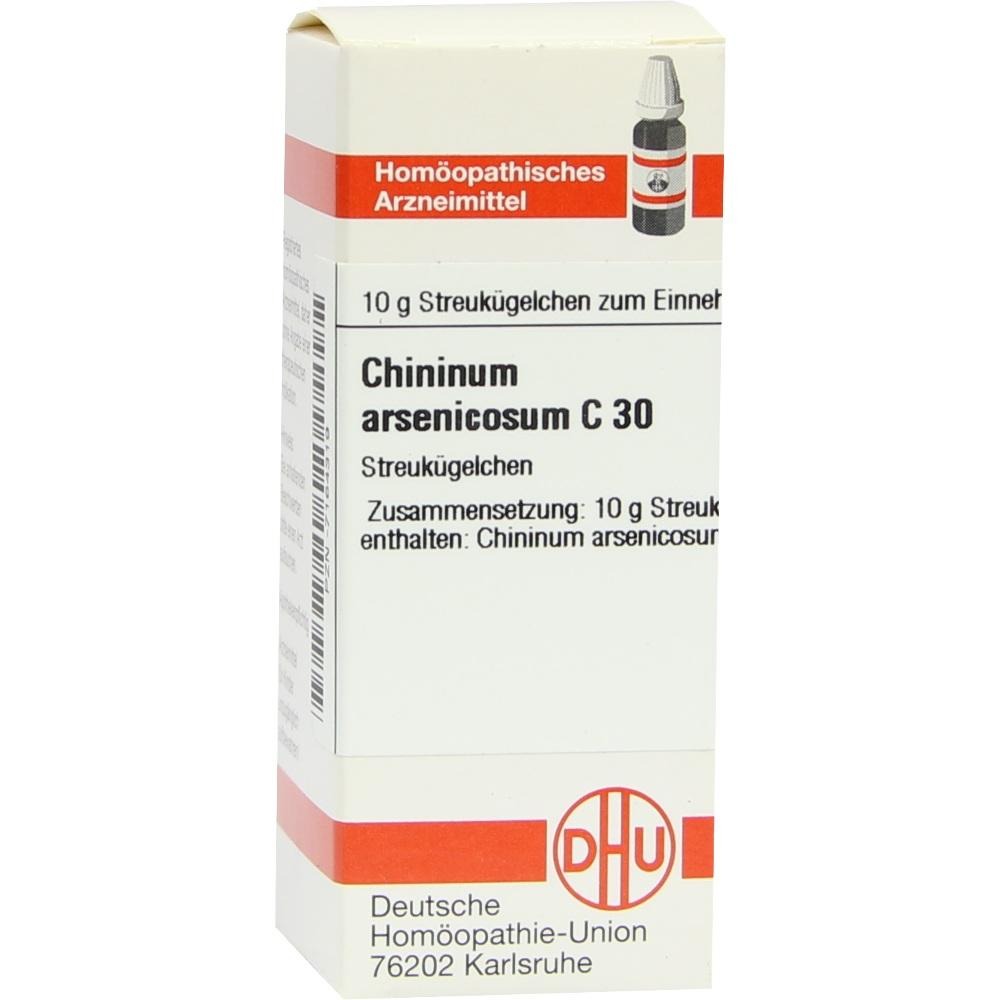 Chininum Arsenicosum C 30 Globuli, 10 g