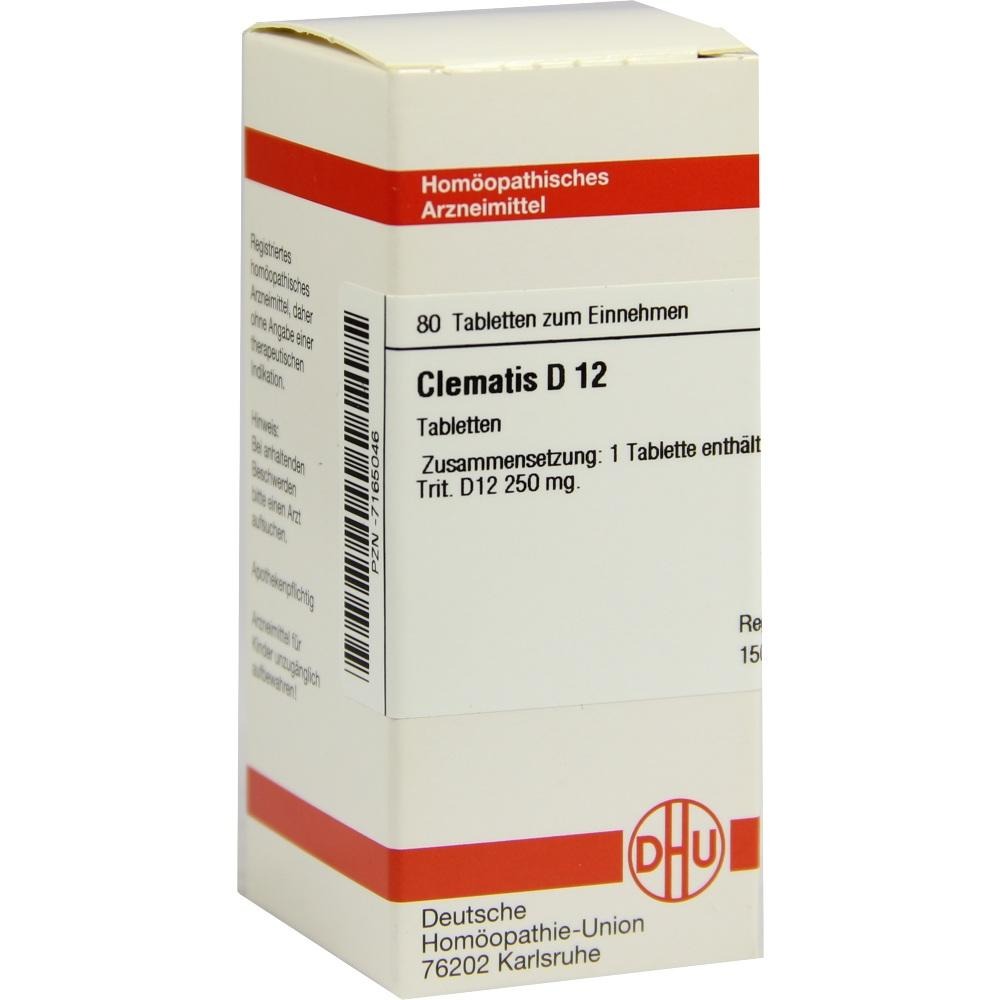 Clematis D 12 Tabletten, 80 St.