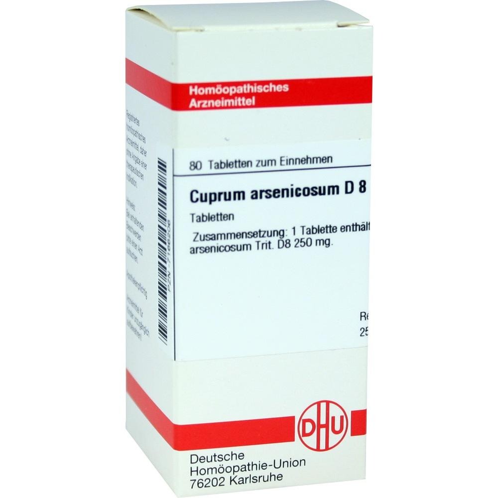 Cuprum Arsenicosum D 8 Tabletten, 80 St.