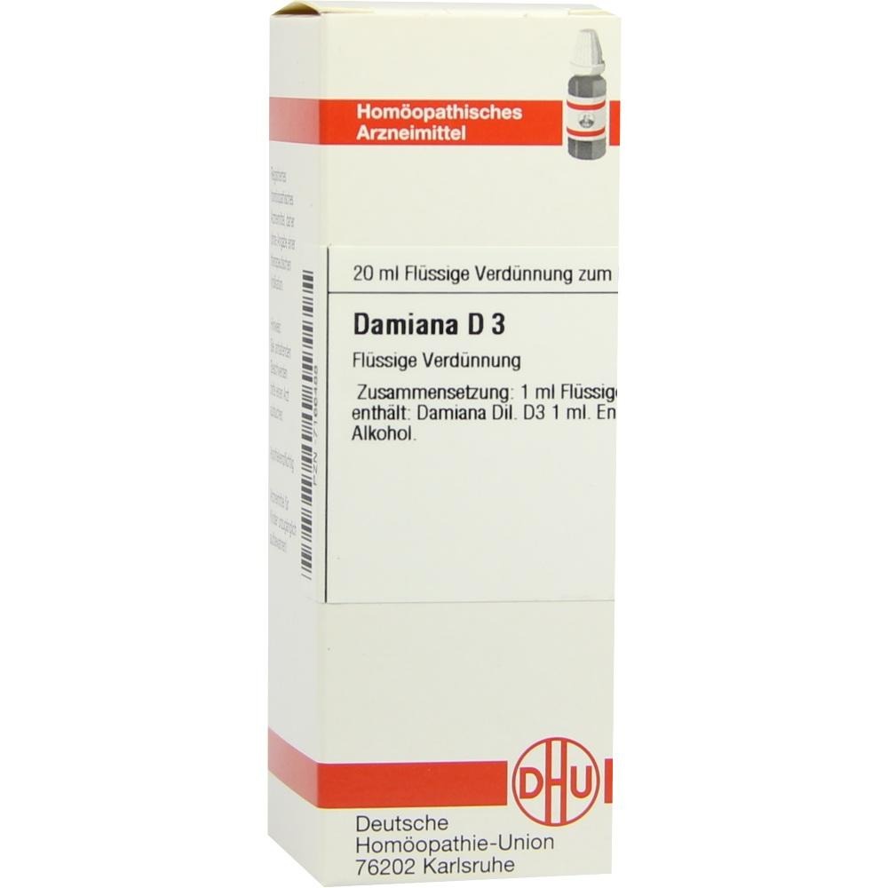 Damiana D 3 Dilution, 20 ml