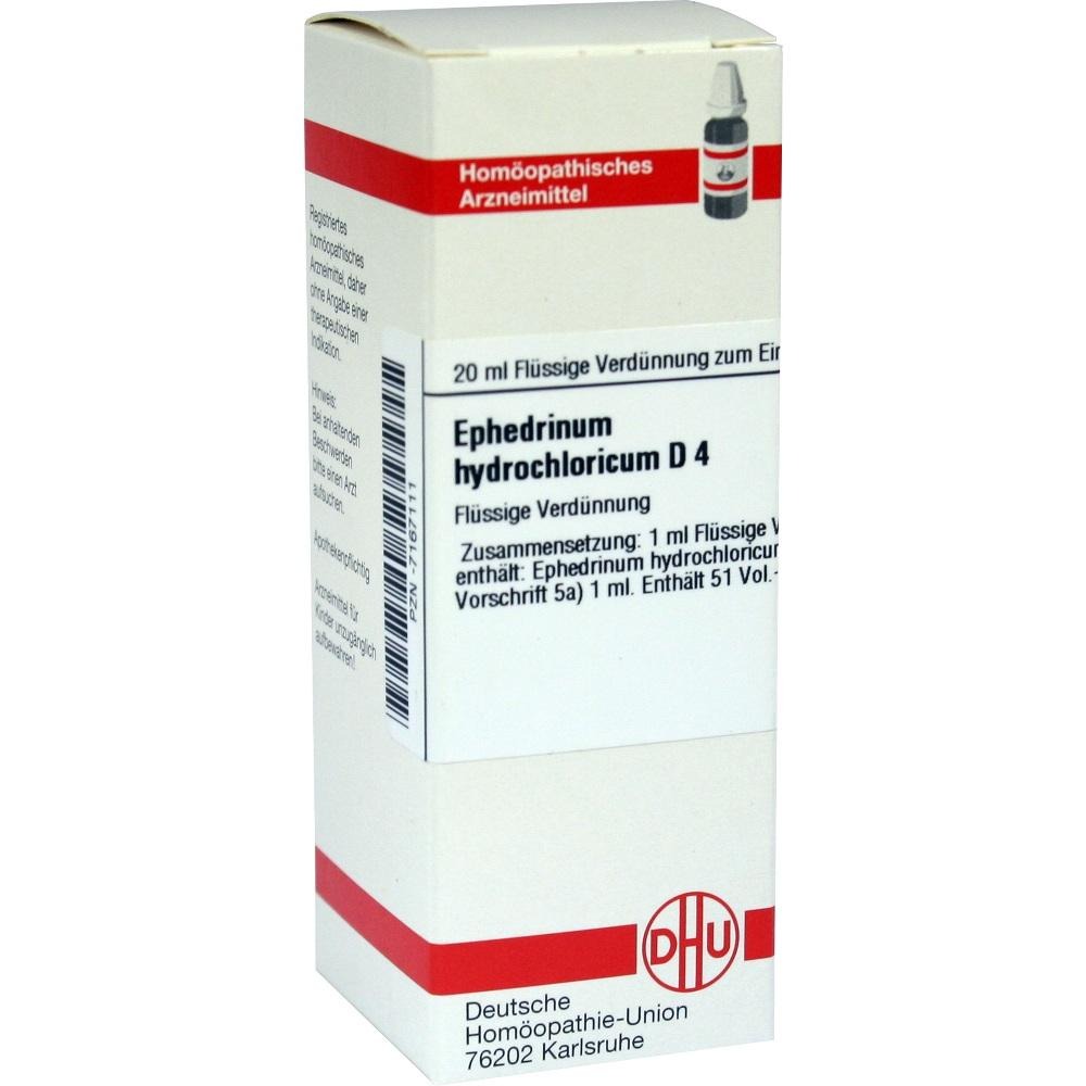 Ephedrinum Hydrochloricum D 4 Dilution, 20 ml