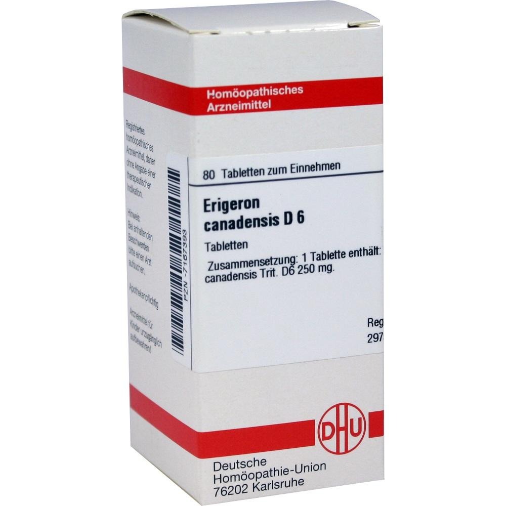 Erigeron Canadensis D 6 Tabletten, 80 St.