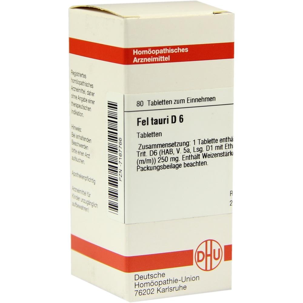 FEL Tauri D 6 Tabletten, 80 St.
