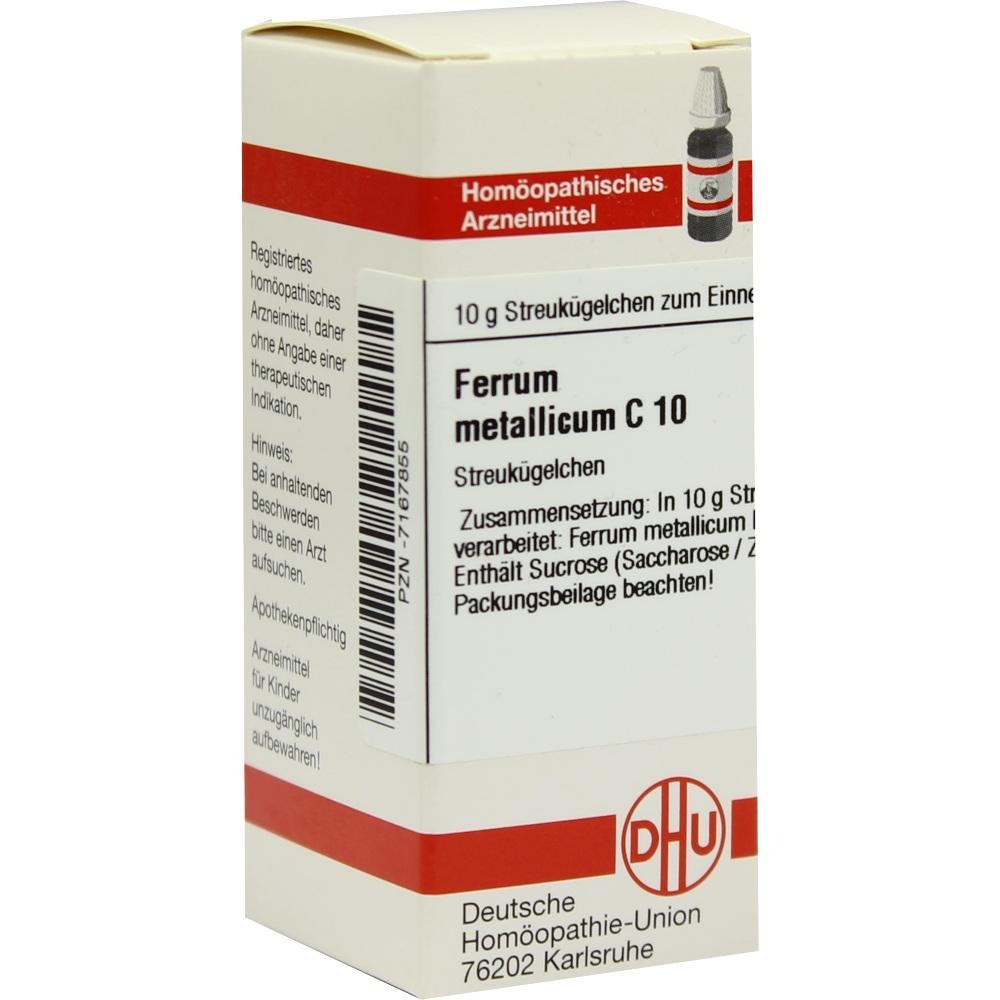 Ferrum Metallicum C 10 Globuli, 10 g
