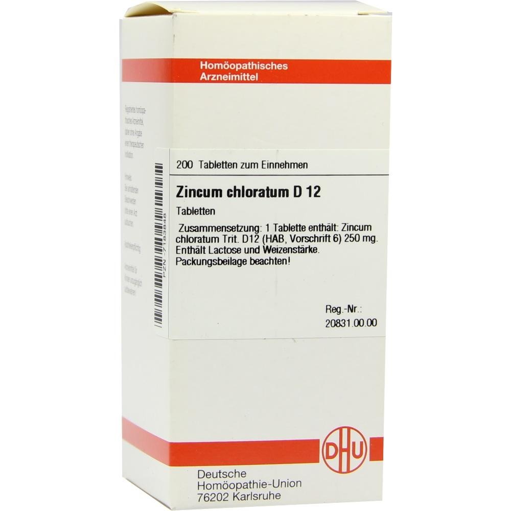 Zincum Chloratum D 12 Tabletten, 200 St.