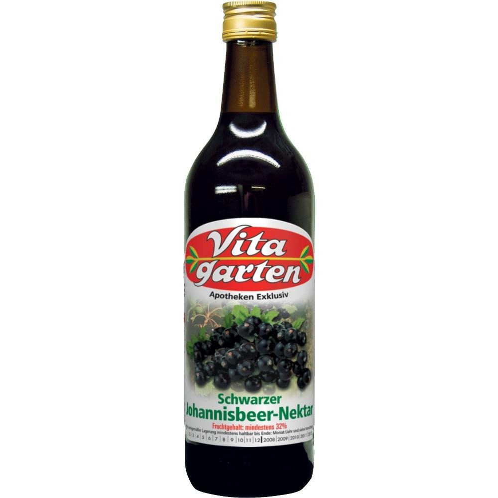 Vitagarten Schw.johannisbeer Nektar, 750 ml