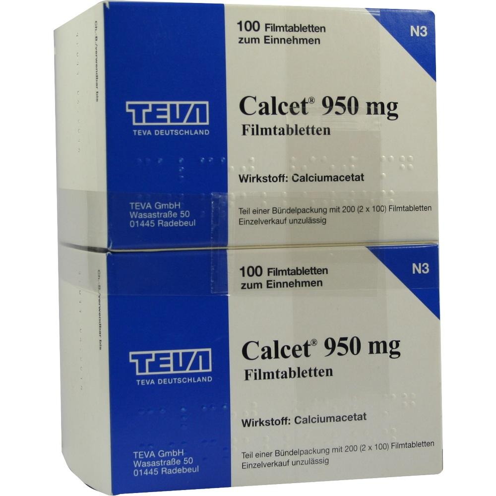Calcet 950 mg Filmtabletten, 200 St.