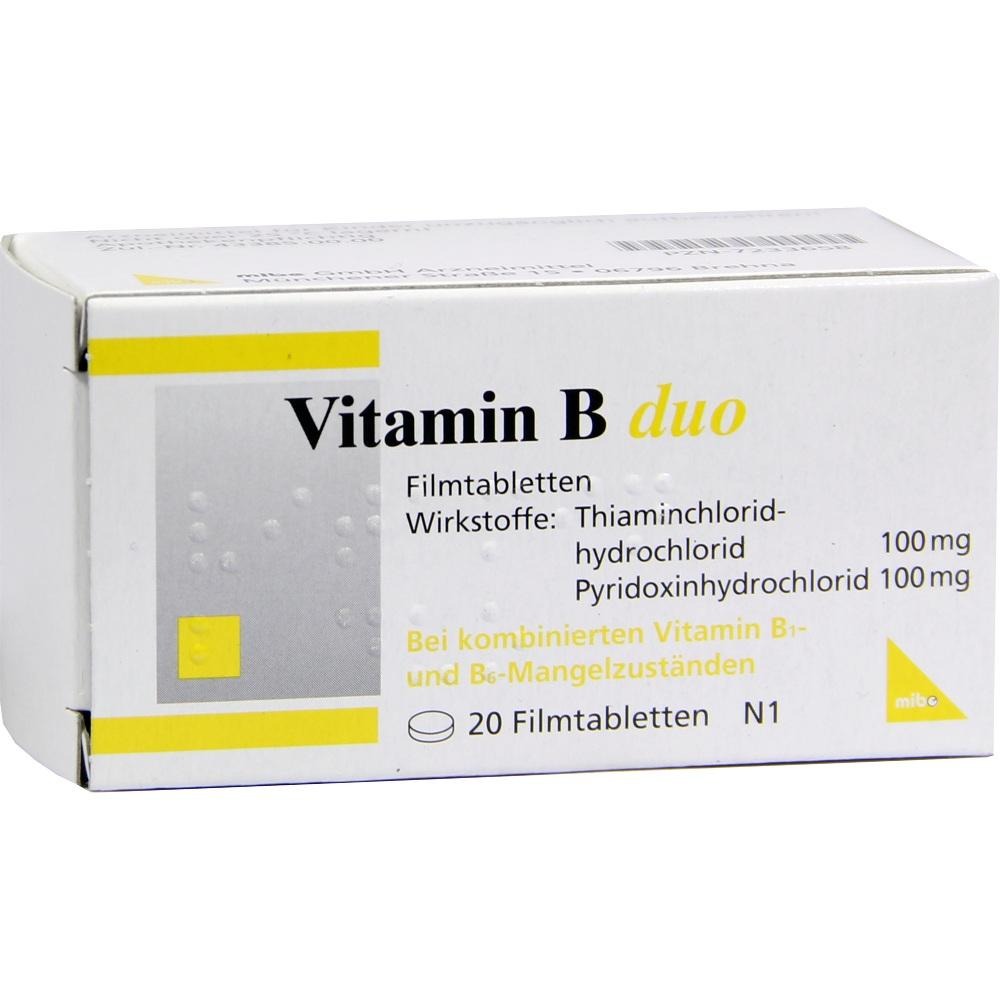 Vitamin B DUO Filmtabletten, 20 St.
