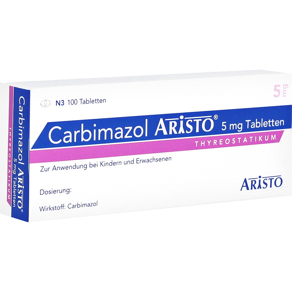 Carbimazol Aristo 5 mg Tabletten, 100 St.