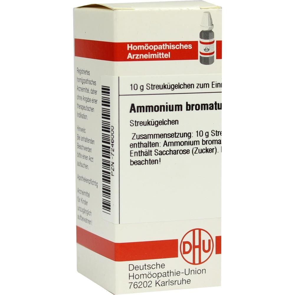 Ammonium Bromatum C 30 Globuli, 10 g