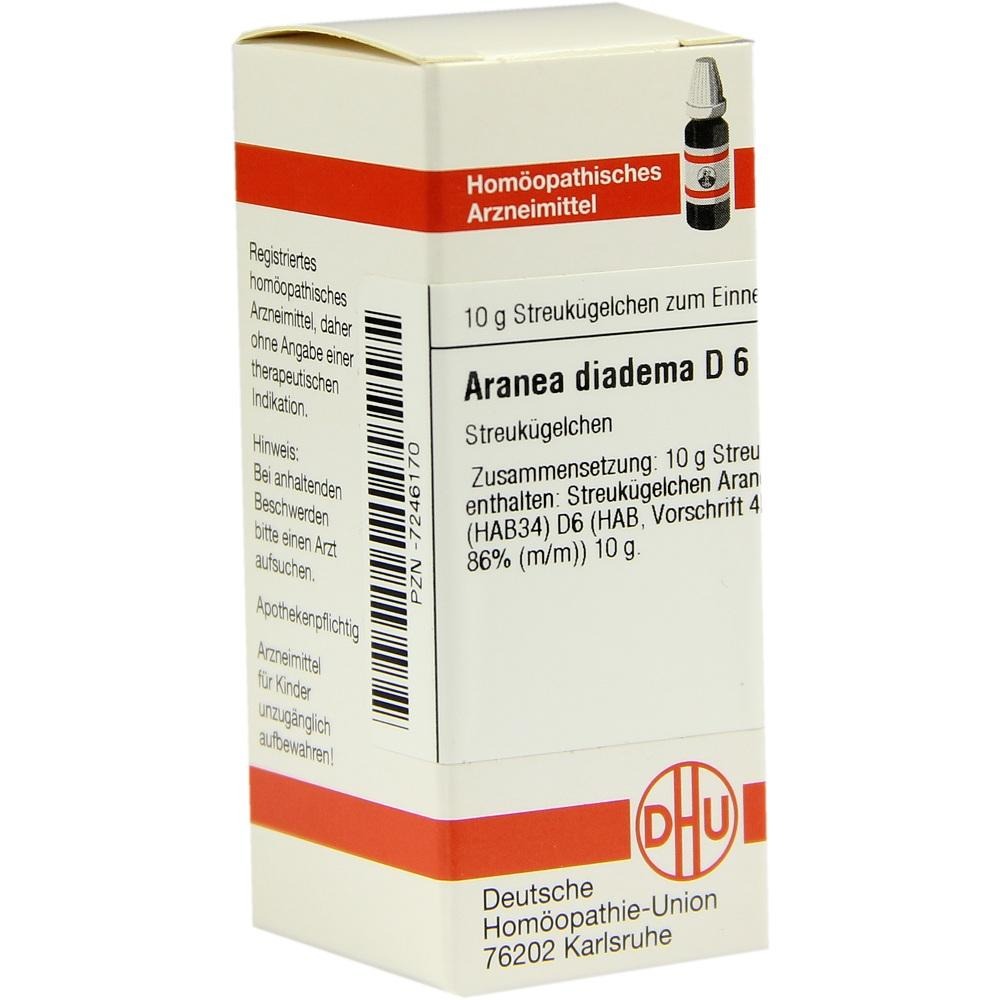 Aranea Diadema D 6 Globuli, 10 g