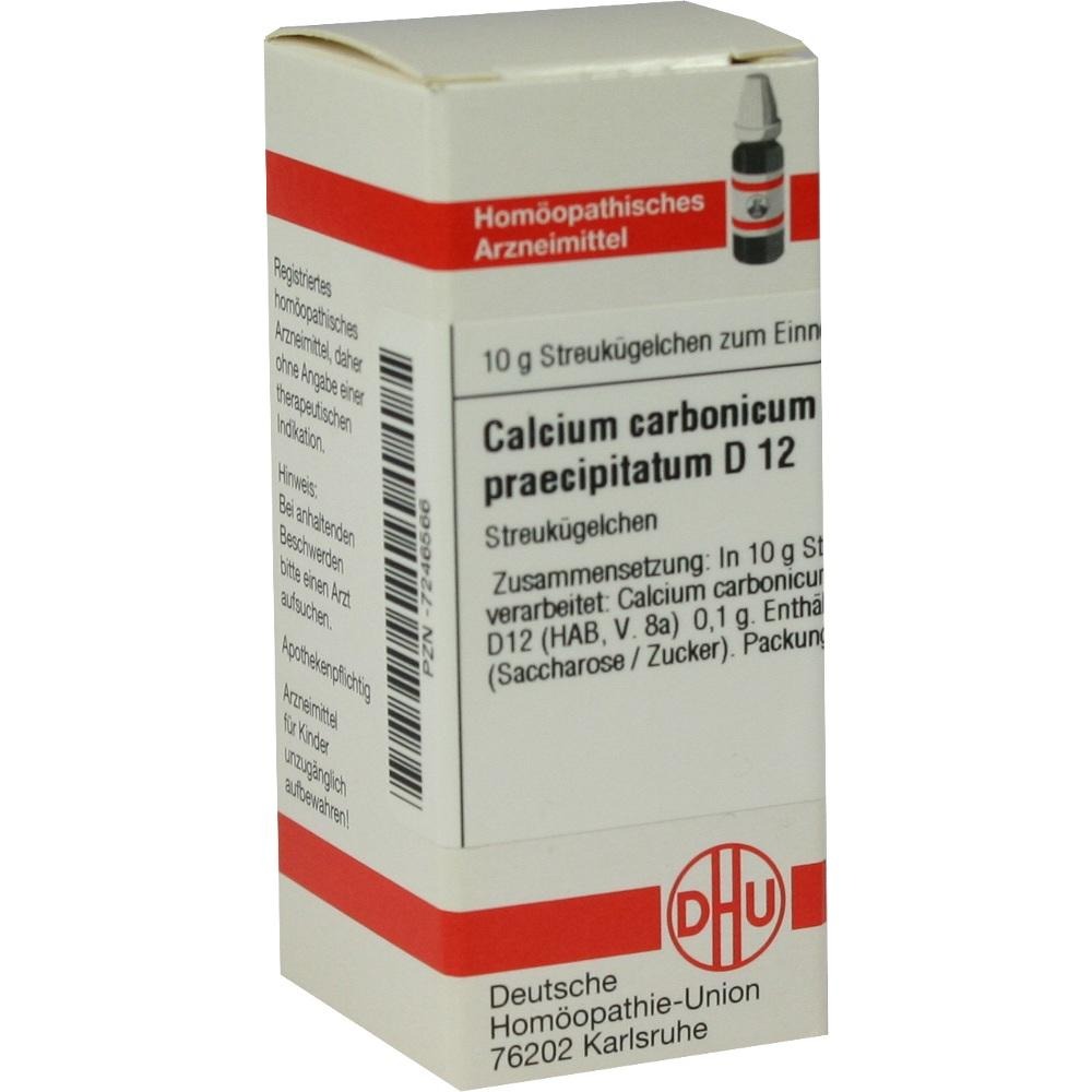 Calcium Carbonicum Praecipitatum D 12 Gl, 10 g
