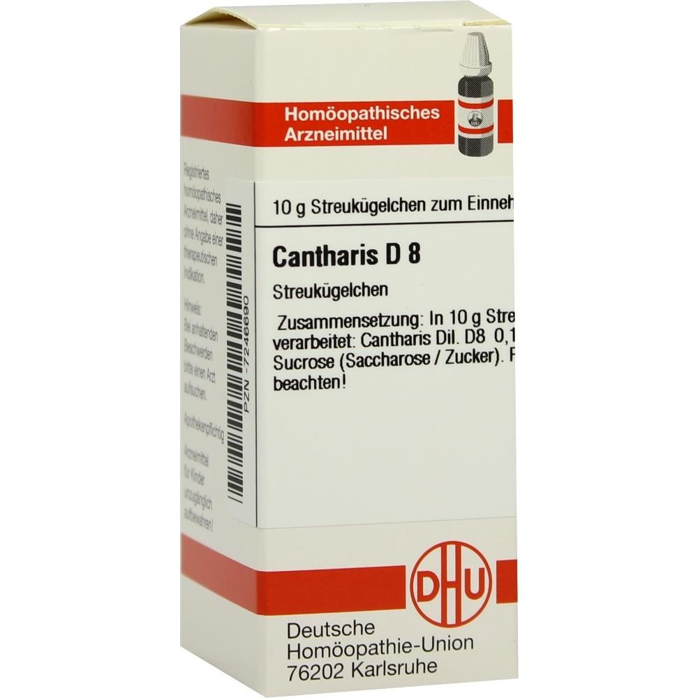 Cantharis D 8 Globuli, 10 g