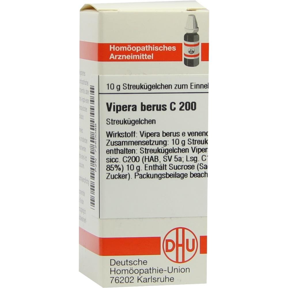 Vipera Berus C 200 Globuli, 10 g