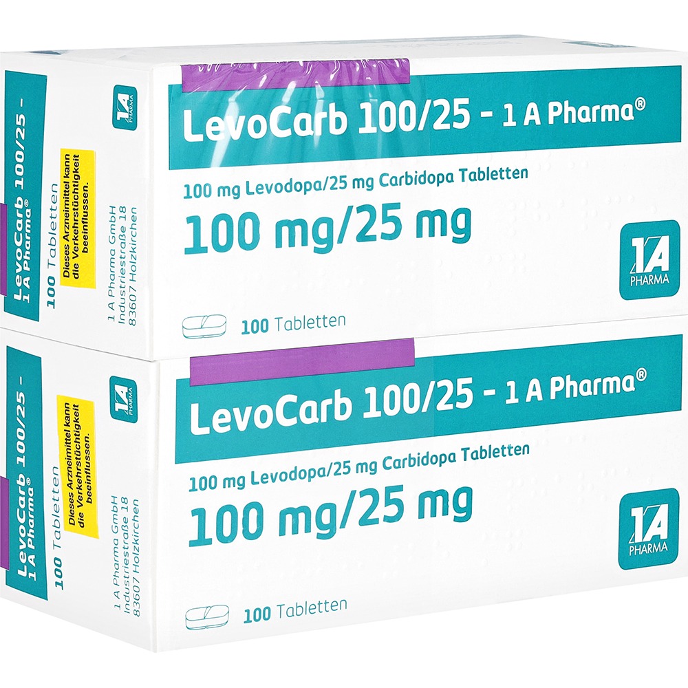 Levocarb 100/25-1a Pharma Tabletten, 200 St.