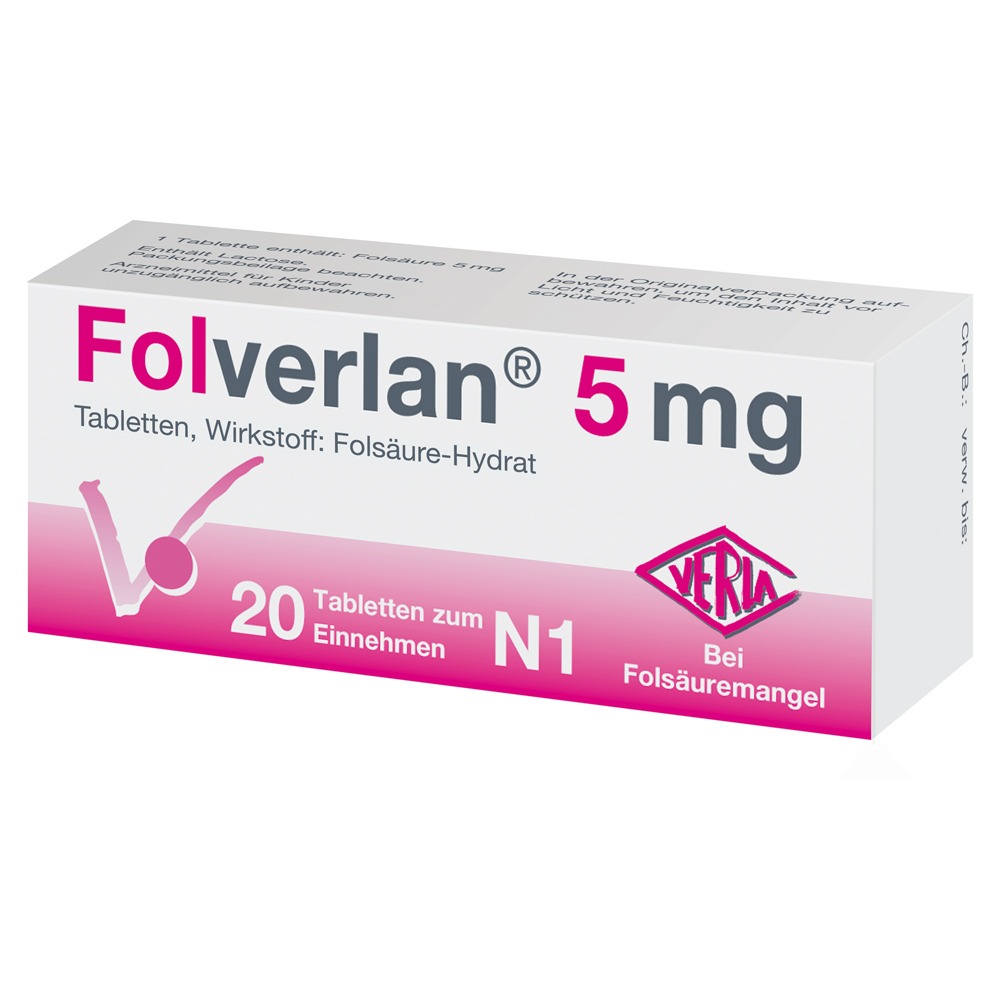Folverlan 5 mg Tabletten, 20 St.