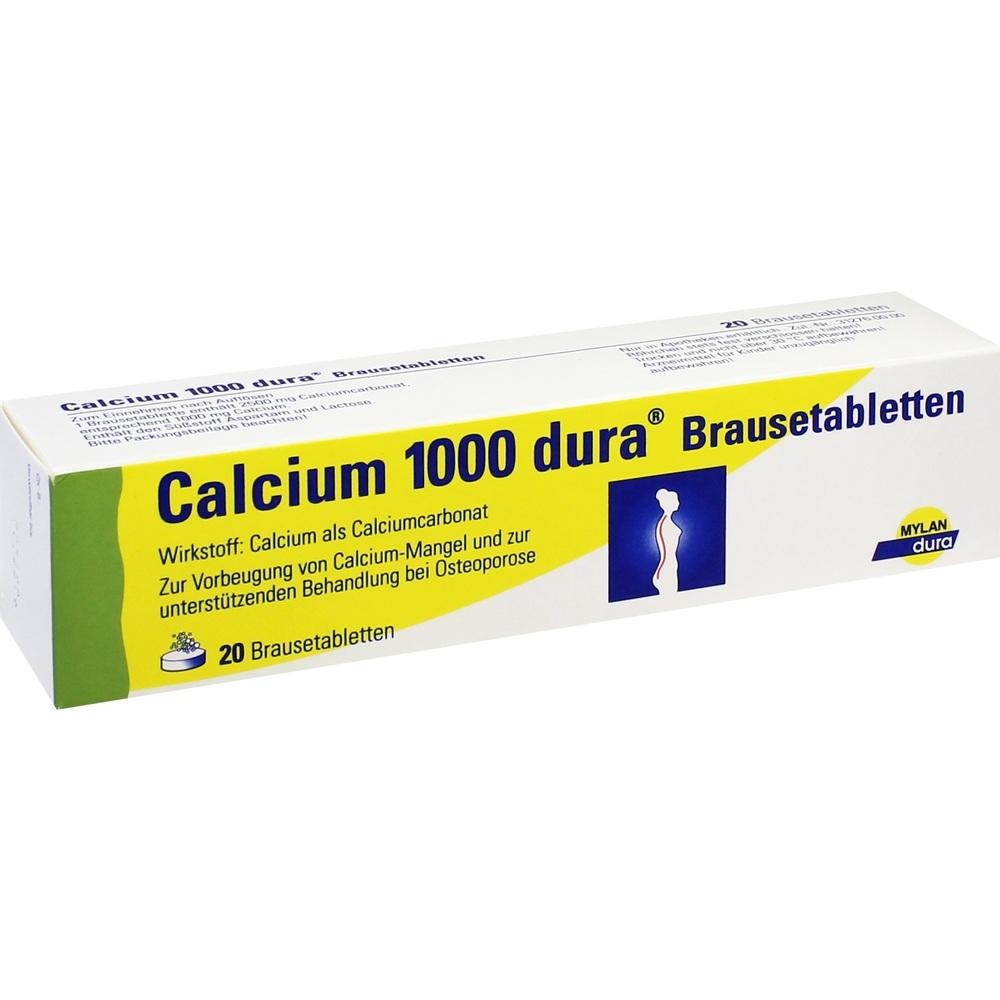 Calcium 1000 dura Brausetabletten, 20 St.