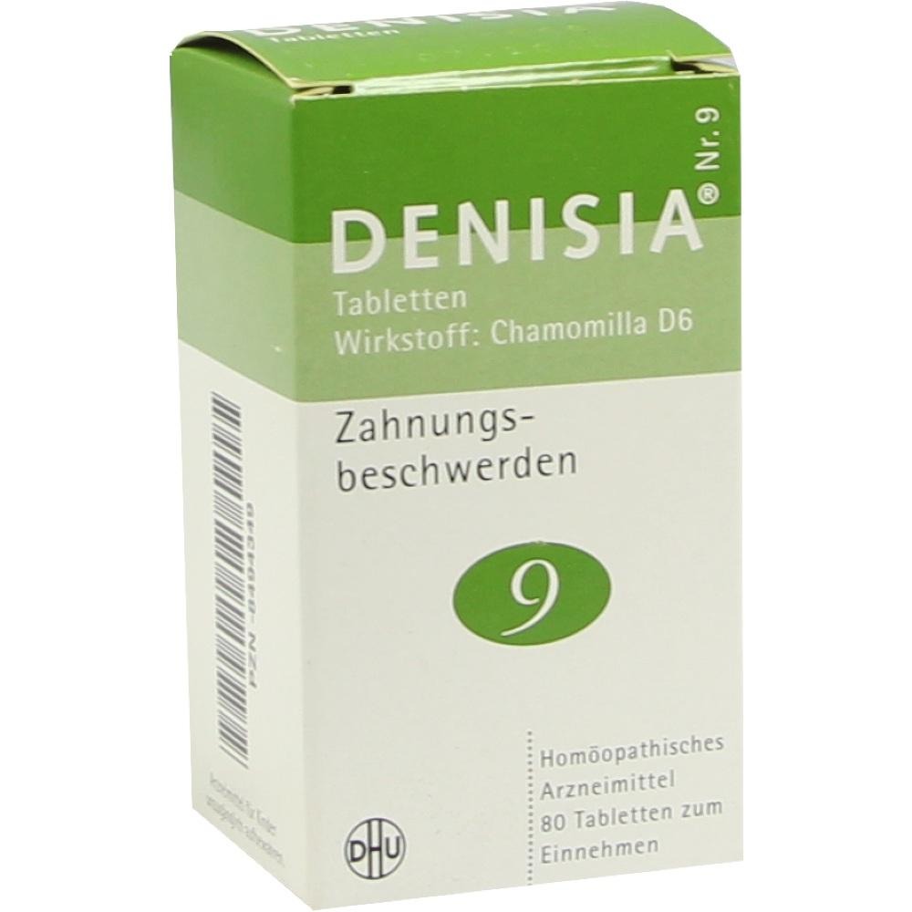 Denisia 9 Zahnungsbeschwerden Tabletten, 80 St.