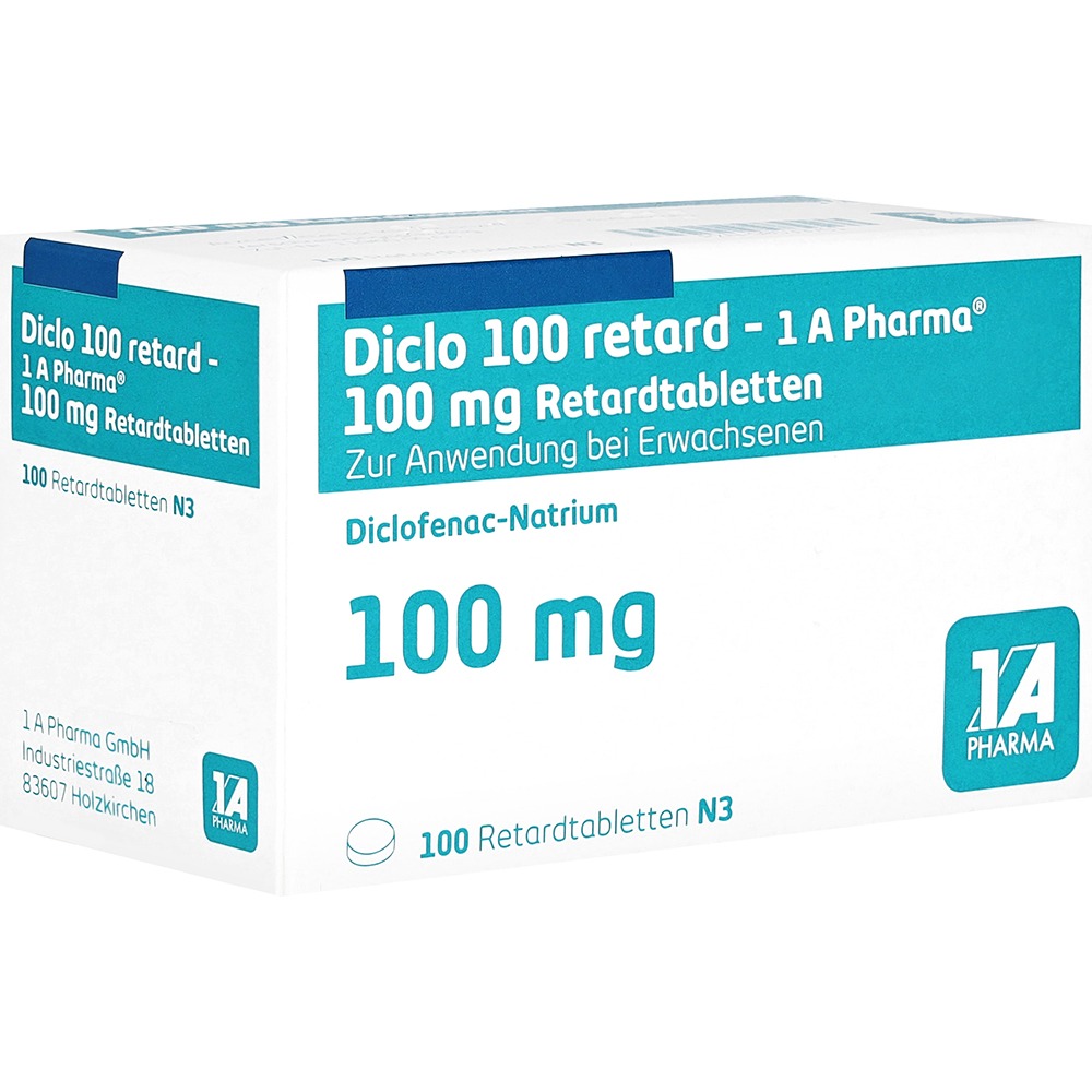 Diclo 100 Retard-1a Pharma Retardtablett, 100 St.