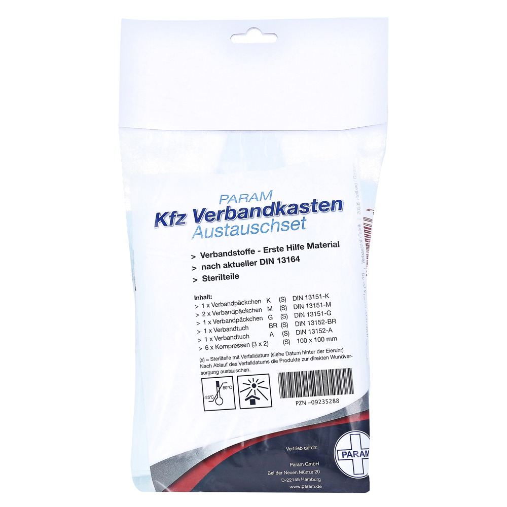 Kfz-Verbandtasche 1 Stk. (DIN 13164) - FORTIS MEDICAL