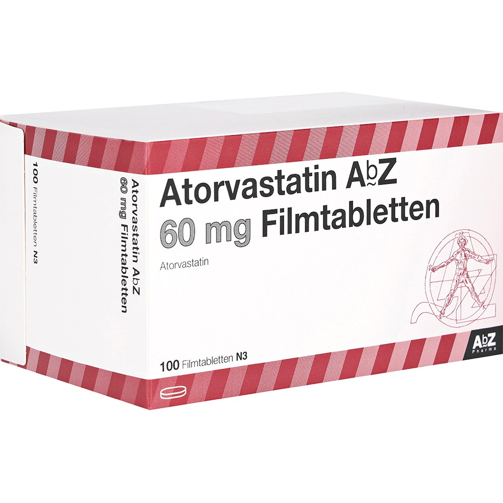 Atorvastatin AbZ 60 mg Filmtabletten, 100 St.