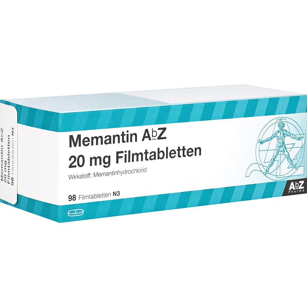 Memantin AbZ 20 mg Filmtabletten, 98 St.