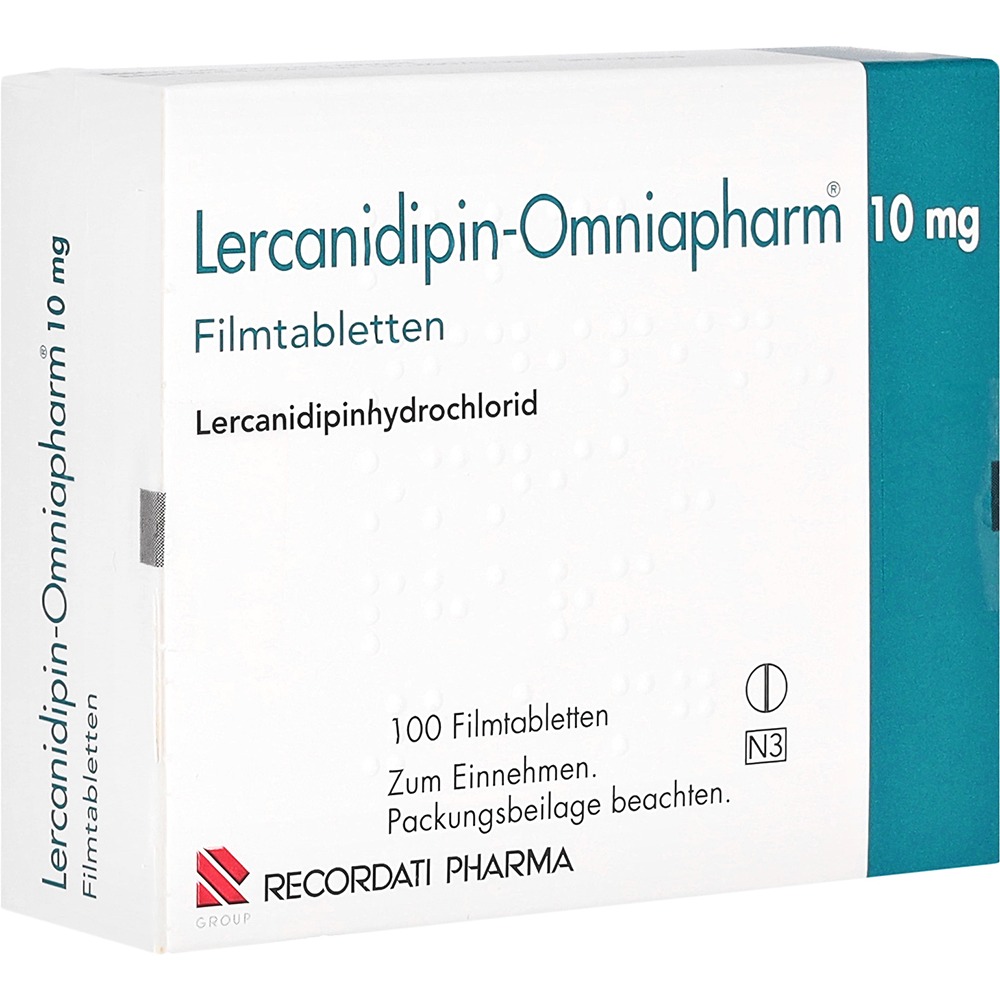 Lercanidipin Omniapharm 10 mg Filmtablet, 100 St.