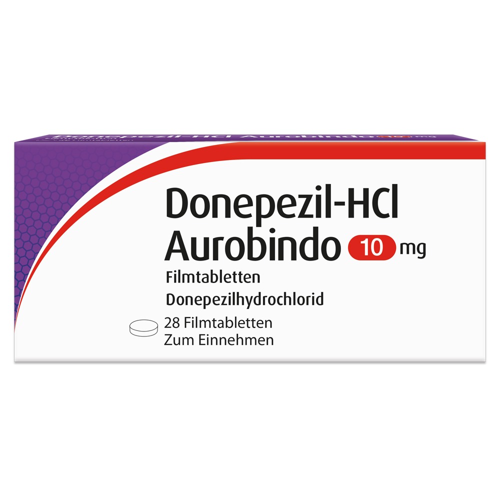 Donepezil-hcl Aurobindo 10 mg Filmtablet, 28 St.