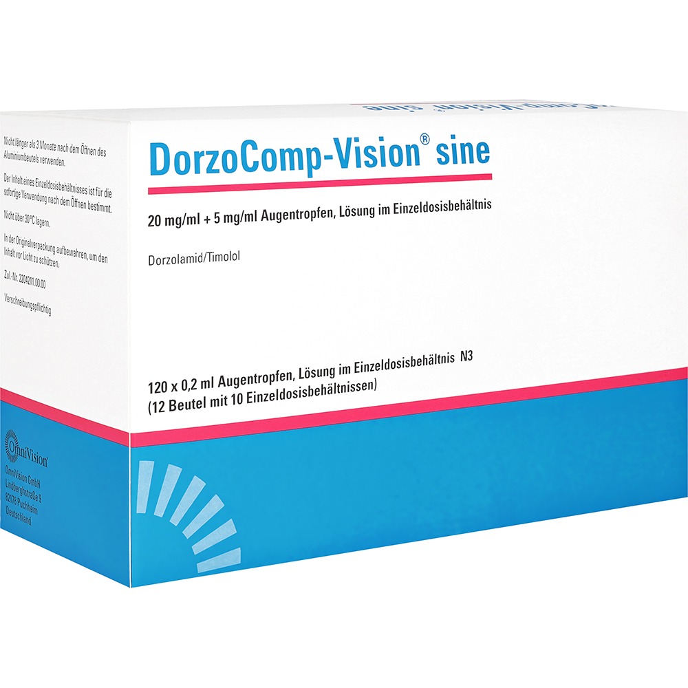 Dorzocomp-vision sine 20 mg/ml+5 mg/ml A, 120 x 0,2 ml