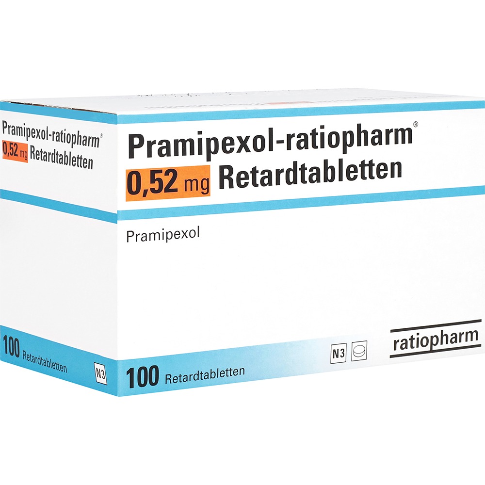 Pramipexol-ratiopharm 0,52 mg Retardtabl, 100 St.
