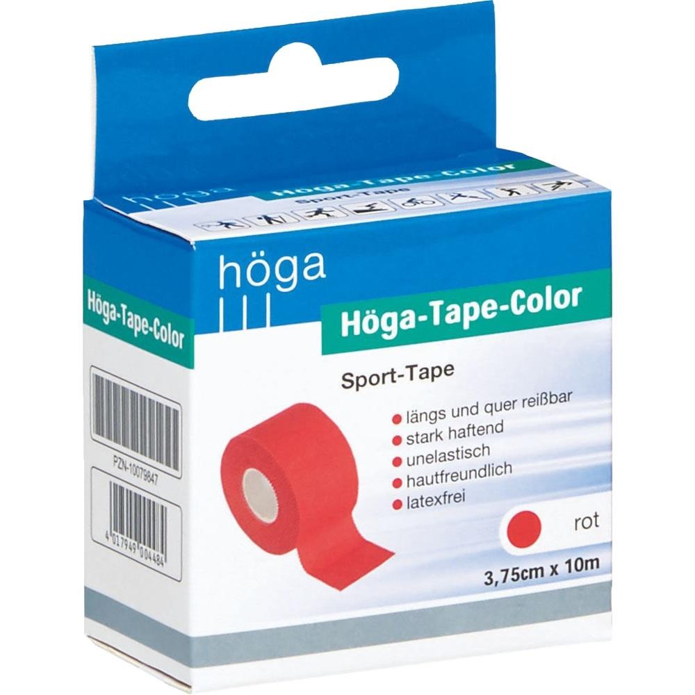 Höga-tape Color 3,75 cmx10 m rot, 1 St.