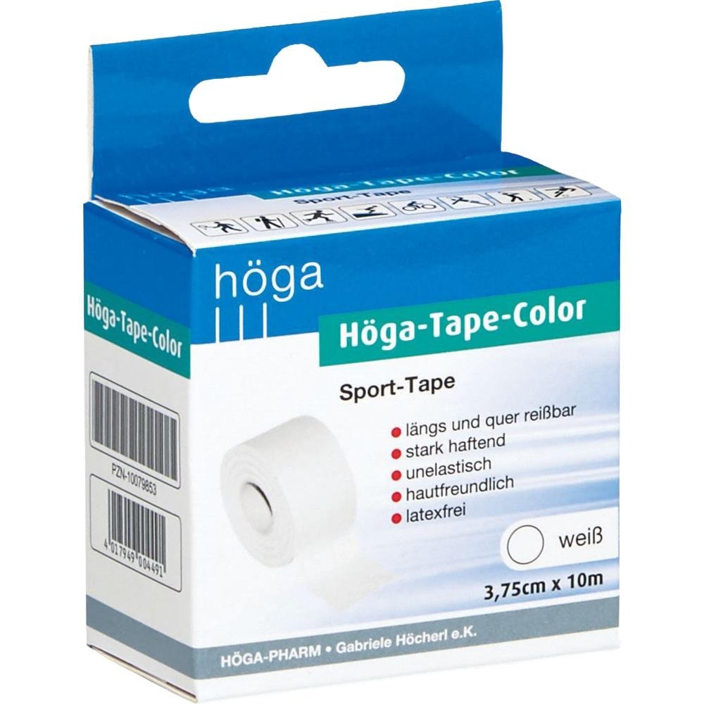 Höga-tape Color 3,75 cmx10 m weiß, 1 St.