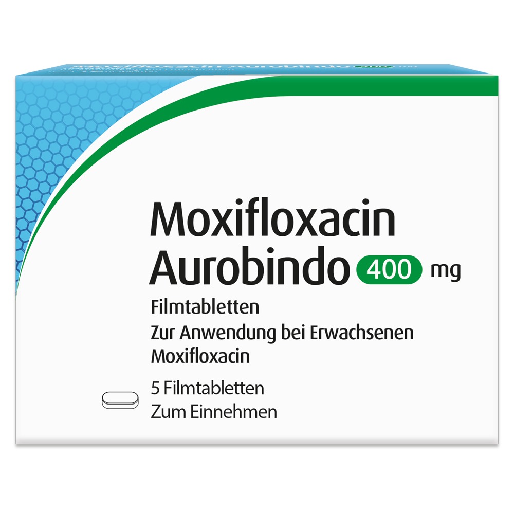 Moxifloxacin Aurobindo 400 mg Filmtablet, 5 St.