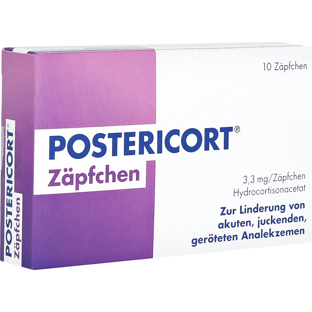 Postericort Zäpfchen, 10 St.