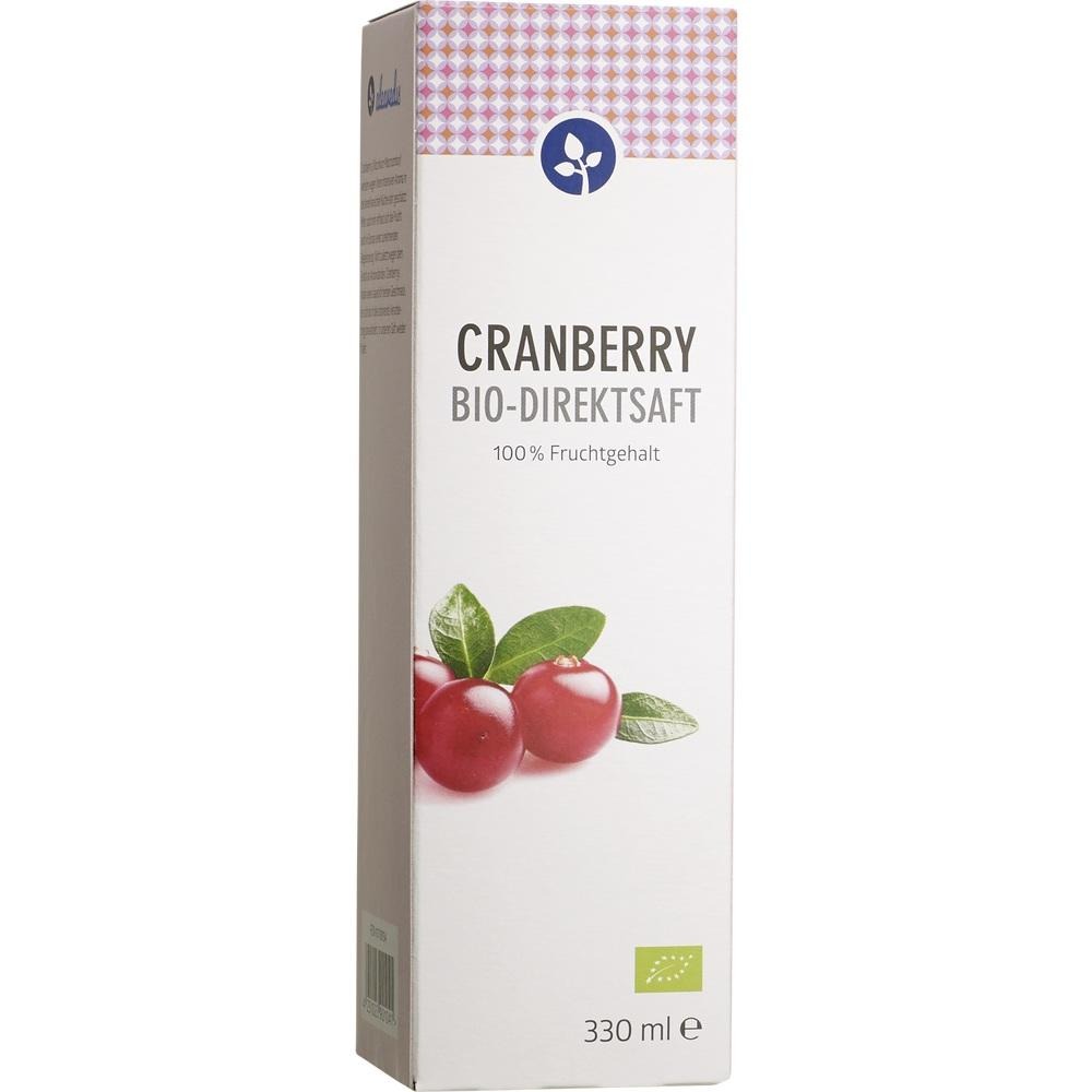 Cranberry 100% Bio Direktsaft, 330 ml