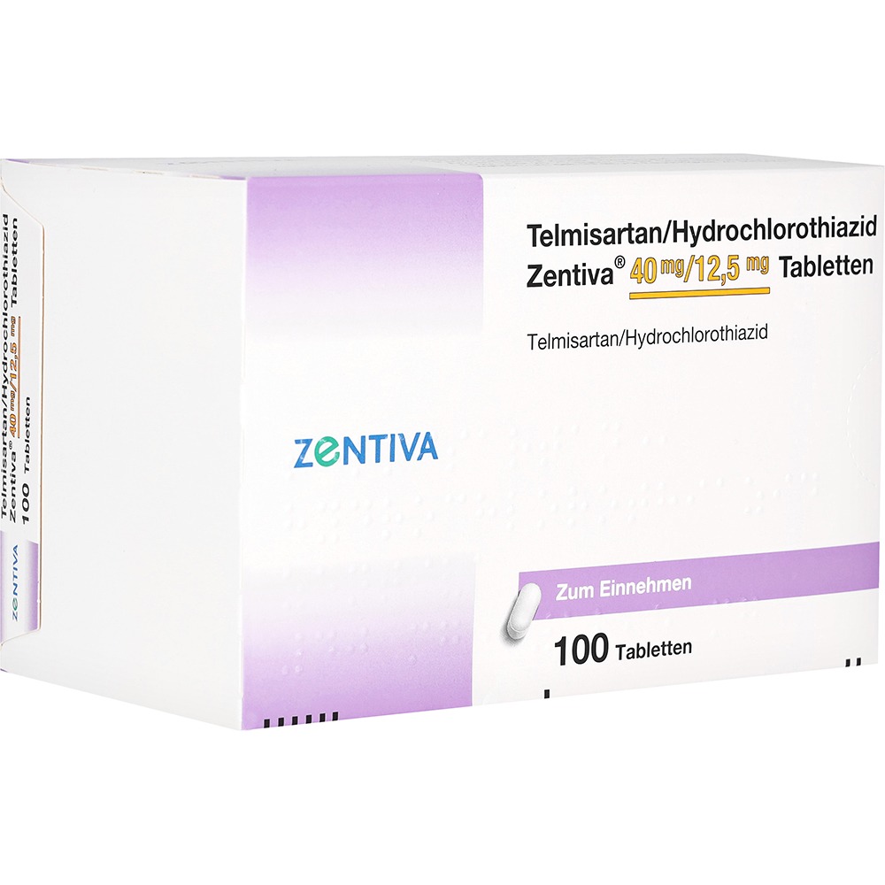 Telmisartan/hct Zentiva 40 mg/12,5 mg Ta, 100 St.