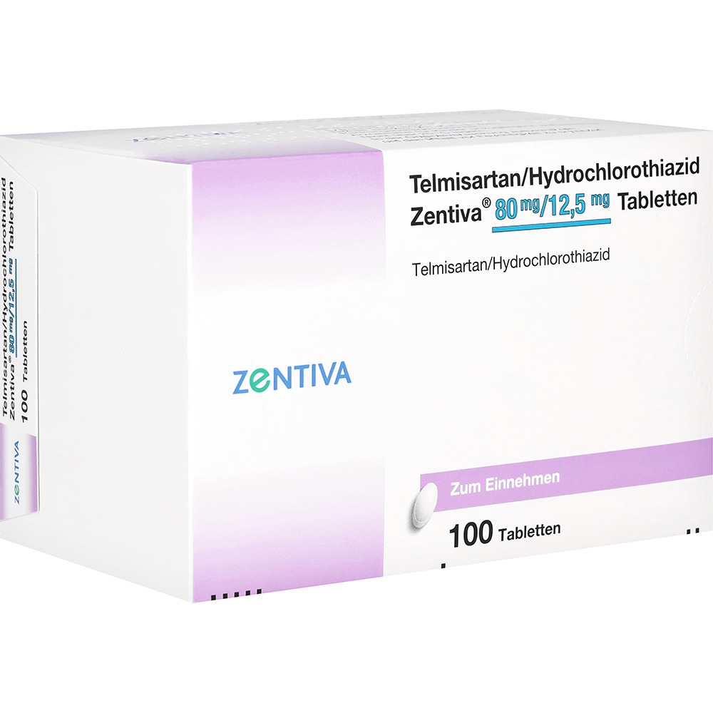 Telmisartan/hct Zentiva 80 mg/12,5 mg Ta, 100 St.