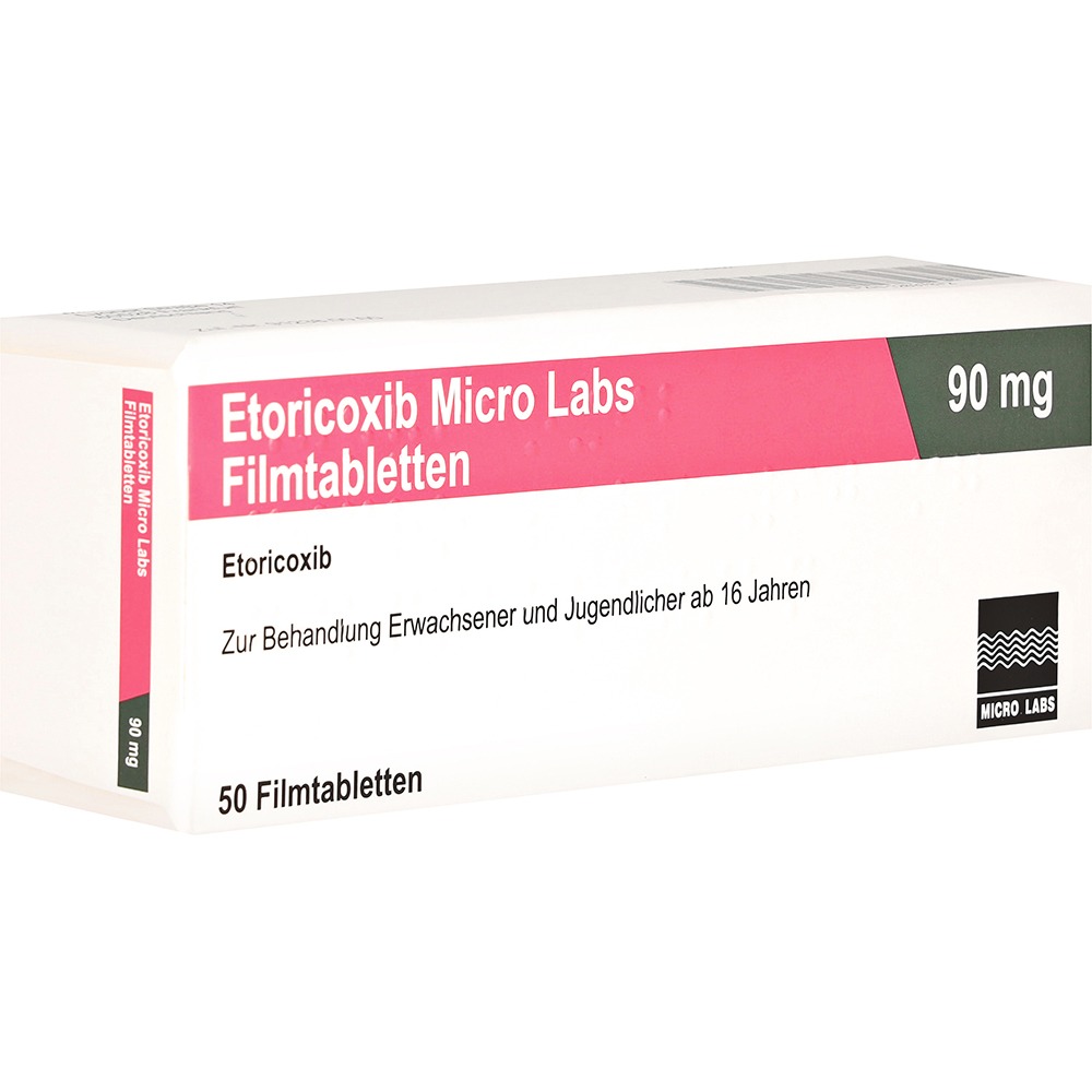 Etoricoxib Micro Labs 90 mg Filmtablette, 50 St.