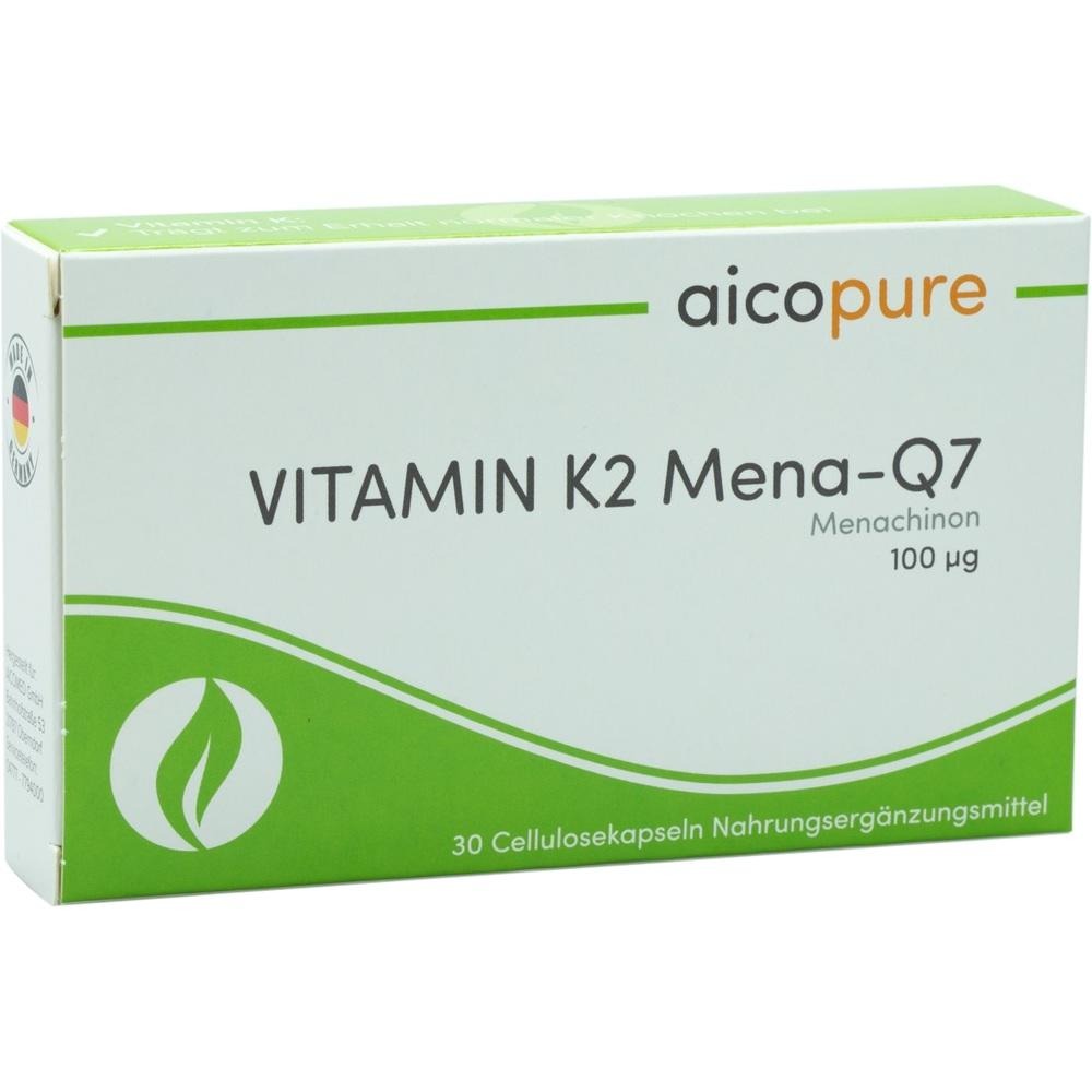 Vitamin K2 Aicopure 100 µg Kapseln, 30 St.