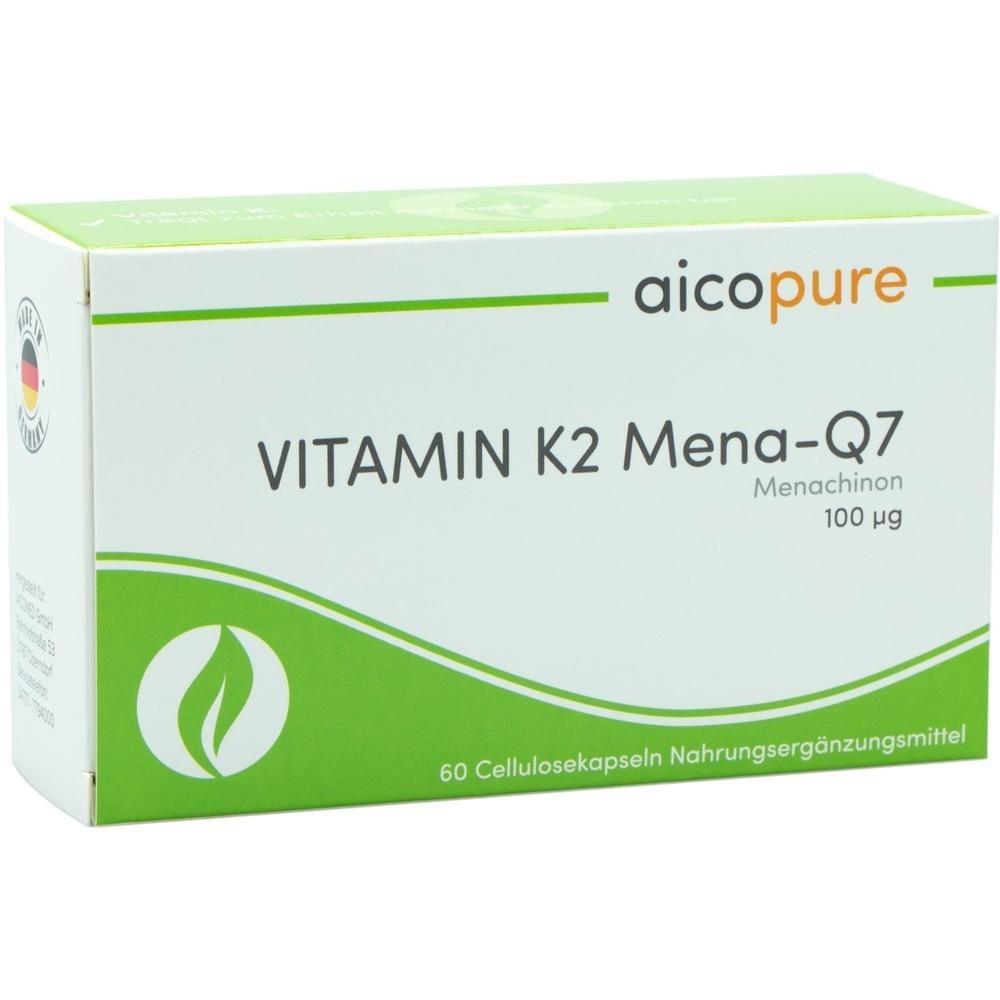 Vitamin K2 Aicopure 100 µg Kapseln, 60 St.